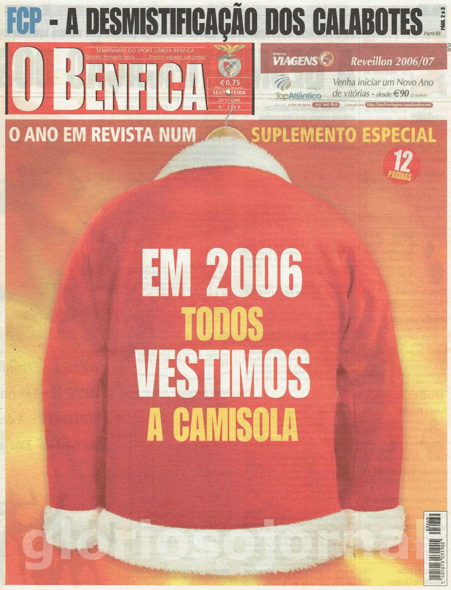 jornal o benfica 3269 2006-12-22